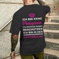 Ich Bin Keine Prinzessin Ich Bin Keine Prinzessin T-Shirt mit Rückendruck Geschenke für Ihn