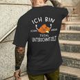 Ich Bin Schon Wieder Totally Unterschnitzelt Schnitzel Fleisch I'm T-Shirt mit Rückendruck Geschenke für Ihn