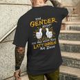 Ich Gender Nicht Ich Habe Noch Alle Latten Am Zaun Gender T-Shirt mit Rückendruck Geschenke für Ihn