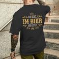 Ich Lebe Im Bier Und Jetzt Ich Lebe Im T-Shirt mit Rückendruck Geschenke für Ihn