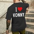 Ich Liebe Konny T-Shirt mit Rückendruck Geschenke für Ihn