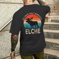 Ich Mag Halt Einfach Moose Animal Slogan Elk T-Shirt mit Rückendruck Geschenke für Ihn