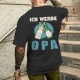 Ich Werde Opa 20242025 T-Shirt mit Rückendruck Geschenke für Ihn