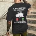 Idea Regalo Per L'agricoltore Un Costume Da Agricoltore T-shirt da uomo con stampa posteriore Regalos para él