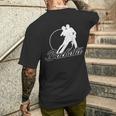 Insegnante Danza Bachata Dominicana Contatta Sensuale T-shirt da uomo con stampa posteriore Regalos para él