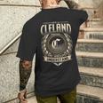 Its A Cleland Thing You Wouldnt Understand Name Vintage Men's T-shirt Back Print Funny Gifts