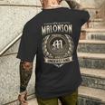 It's A Malonson Thing You Wouldn't Understand Malonson Last Name Men's T-shirt Back Print Funny Gifts
