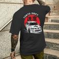 Jdm Tokyo Japan Drift Race Car Tuning Retro Vintage Graphic Men's T-shirt Back Print Gifts for Him