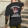 Kampffzwerg In Allen Lebenslagen T-Shirt mit Rückendruck Geschenke für Ihn