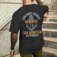 Kapitän To Boat Driving Geboren T-Shirt mit Rückendruck Geschenke für Ihn