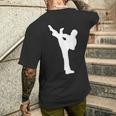 Kickboxing S T-Shirt mit Rückendruck Geschenke für Ihn