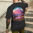 Kilimanjaro Travel Adventure Travel Kilimanjaro Tanzania T-Shirt mit Rückendruck Geschenke für Ihn