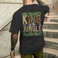 King Of The Jungle Tropical Animal Adventure Vacation Men's T-shirt Back Print Funny Gifts