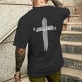 Königskind Faith Leben Christlich T-Shirt mit Rückendruck Geschenke für Ihn