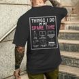 Kpop Fan I Cosas Que Hago En Mi Tiempo Libre I Kpop Camiseta Hombre Estampado Espalda Regalos para él