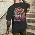 La Migliore Segretaria Di Sempre Divertente Per Donna T-shirt da uomo con stampa posteriore Regalos para él