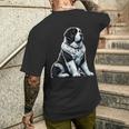 Landseer Dog T-Shirt mit Rückendruck Geschenke für Ihn