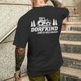 Landwirt Dorfkind & Stolz Drauf Dorfkinder T-Shirt mit Rückendruck Geschenke für Ihn