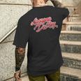 Lasagna Del Rey Italian FoodDivertente Pun Regalo T-shirt da uomo con stampa posteriore Regalos para él