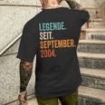 Legende Seit September 2004 20 Jahre T-Shirt mit Rückendruck Geschenke für Ihn