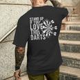 Levántate Si Te Gustan Los Dardos Diana Dart Sport Camiseta Hombre Estampado Espalda Regalos para él