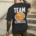 Lieblingsessen Team Schnitzel T-Shirt mit Rückendruck Geschenke für Ihn