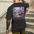 Liminal Spaces Retro Internet 80S & 90S Backroomaporwave T-shirt da uomo con stampa posteriore Regalos para él