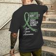 Liver Cancer Awareness Friends Fighter Warrior Support Men's T-shirt Back Print Gifts for Him