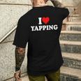 I Love Yapping T-Shirt mit Rückendruck Geschenke für Ihn