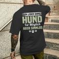 Lustig Ein Leben Ohne Hund Ist Möglich Aber Sinnlos A Life Without Dog T-Shirt mit Rückendruck Geschenke für Ihn