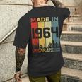 Made In 1964 Limited Edition 60Th Birthday T-shirt da uomo con stampa posteriore Regalos para él