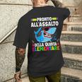 Maglia Bambini Pronto All'assalto Della Quinta Elementare T-shirt da uomo con stampa posteriore Regalos para él