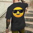 Magliette Uomo Manica Corta Divertenti Immagine Smile T-shirt da uomo con stampa posteriore Regalos para él