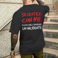 Magliette Uomo Manica Corta Divertenti Sii Gentile Con Me T-shirt da uomo con stampa posteriore Regalos para él