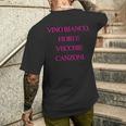 Maledetta Primavera Rosa T-shirt da uomo con stampa posteriore Regalos para él