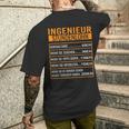 Maschinenbau Stundenlohn German T-Shirt mit Rückendruck Geschenke für Ihn