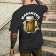 Maßanzug Maß Bier Bayrischer Spruch Maßkrug Bierkrug T-Shirt mit Rückendruck Geschenke für Ihn