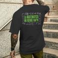 Matematico Divertente Regalo Insegnante Di Matematica T-shirt da uomo con stampa posteriore Regalos para él