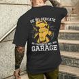 Meccanico Regalo Mi Troverete Nel Mio Garage T-shirt da uomo con stampa posteriore Regalos para él