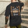 Mei Lederhosen Deer Oktoberfest Costume T-Shirt mit Rückendruck Geschenke für Ihn