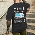 Meilleure Mamie Co-Pilote De Camping Car Retraite Caravane T-shirt imprimé au dos Cadeaux pour lui