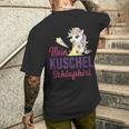 Mein Kuschel Sleep Unicorn Pyjamas Unicorn T-Shirt mit Rückendruck Geschenke für Ihn