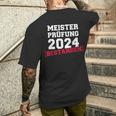 Meisterprüfung Bestanden Für Meister 2024 Handwerk T-Shirt mit Rückendruck Geschenke für Ihn