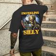 Mi Sento Sciocco Divertente E Duro Meme T-shirt da uomo con stampa posteriore Regalos para él