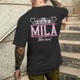 Mila Lass Das Die Mila Machen First Name S T-Shirt mit Rückendruck Geschenke für Ihn