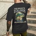 Mir Reicht's Ich Geh Angeln For Anglers T-Shirt mit Rückendruck Geschenke für Ihn