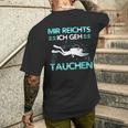 Mir Reichts Ich Geh Diving Outfit Diving T-Shirt mit Rückendruck Geschenke für Ihn