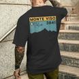 Monteiso Escursione Monviso Arrampicata Escursionismo Regali Italia T-shirt da uomo con stampa posteriore Regalos para él