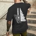 Motoseghe T-shirt da uomo con stampa posteriore Regalos para él
