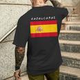 Nadalcaraz With Spain Flag T-Shirt mit Rückendruck Geschenke für Ihn